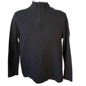 Mark Law Dark Blue Quarter Snap Pullover Sweater Size M